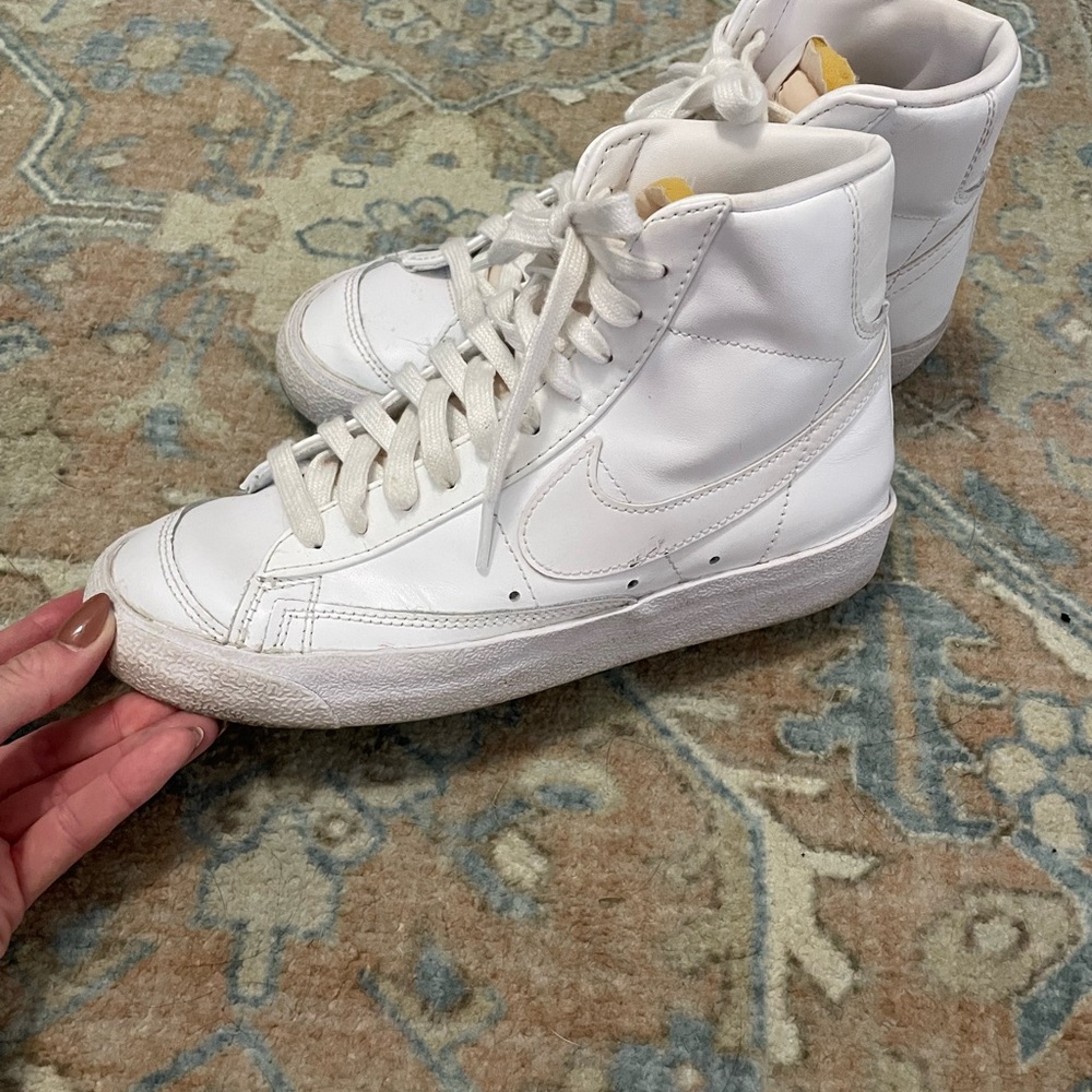 Nike White High-Top Sneakers